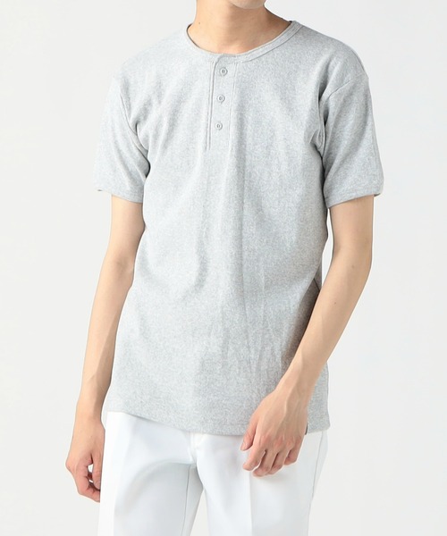 Dickies（ディッキーズ） tシャツ リブヘンリーネック Tシャツ 半袖