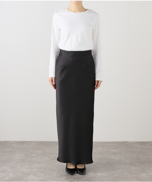 plage（プラージュ） スカート 「追加」vintage satin tight スカート