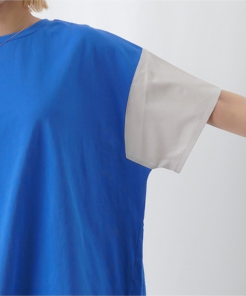 「LUCA/LADY LUCK LUCA」 半袖カットソー FREE ブルー レディース_画像9