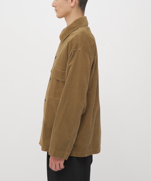 MHL.（エムエイチエル） シャツ DRY COTTON NEEDLECORD メンズ