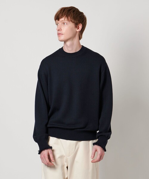 LOEFF（ロエフ） セーター ニット 「LOEFF」9ゲージ フリンジ ニット