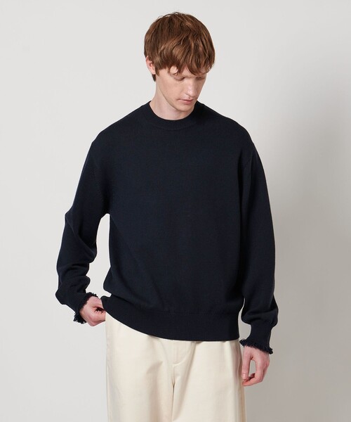 LOEFF（ロエフ） セーター ニット 「LOEFF」9ゲージ フリンジ ニット