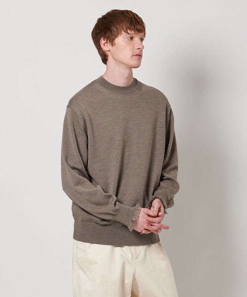 LOEFF（ロエフ） セーター ニット 「LOEFF」9ゲージ フリンジ ニット