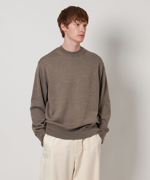 LOEFF　フリンジ ニット プルオーバー LOEFF（ロエフ） セーター ニット 「LOEFF」9ゲージ フリンジ ニット