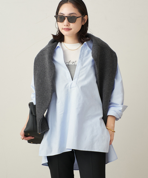 plage（プラージュ） ブラウス シャツ Skipper Long シャツ レディース