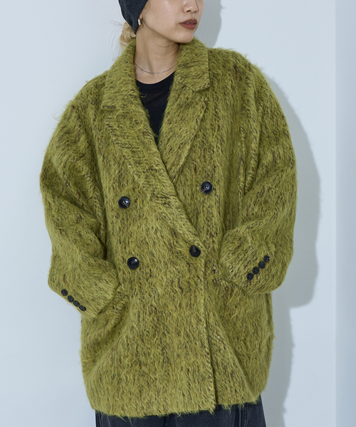 NOMINE（ノミネ） コート チェスターコート シャギー ジャケット