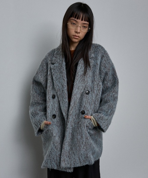 NOMINE(ノミネ) コート チェスターコート シャギー ジャケット NOMINE(ノミネ) コート チェスターコート シャギー ジャケット