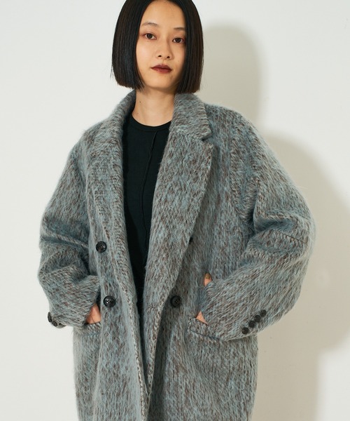 NOMINE（ノミネ） コート チェスターコート シャギー ジャケット