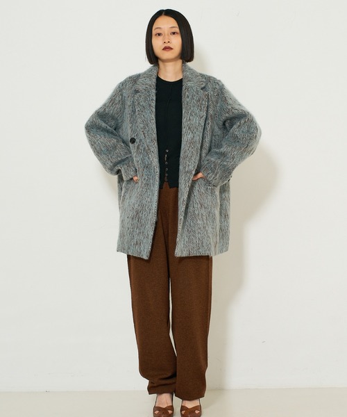 NOMINE（ノミネ） コート チェスターコート シャギー ジャケット