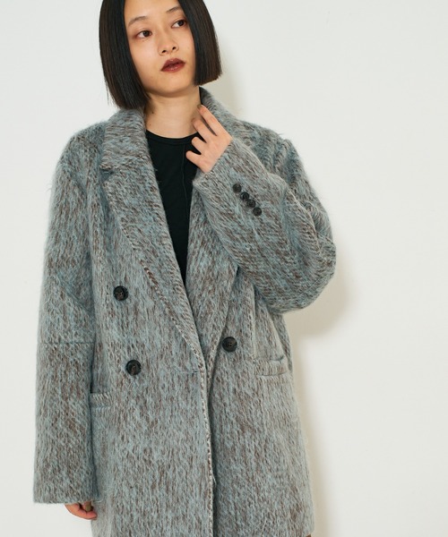 NOMINE（ノミネ） コート チェスターコート シャギー ジャケット