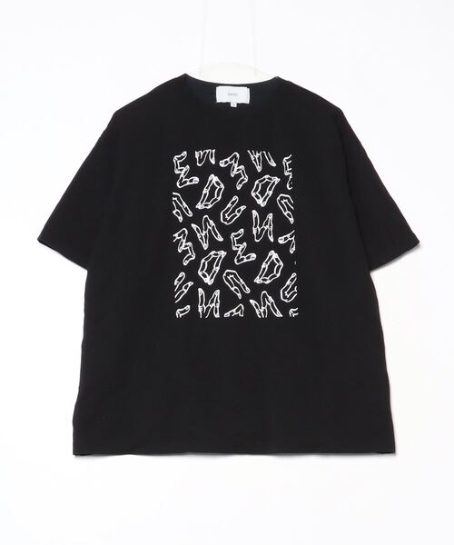 un3d 新品 38 UN3D.（アンスリード） 半袖Tシャツ 38 ブラック レディース