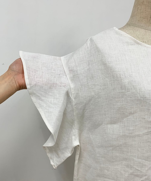 「PICCIN」 半袖ブラウス M ブラック系その他 レディース_画像4