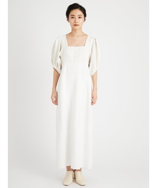 「styling/」 半袖ワンピース 0 アイボリー レディース_画像4