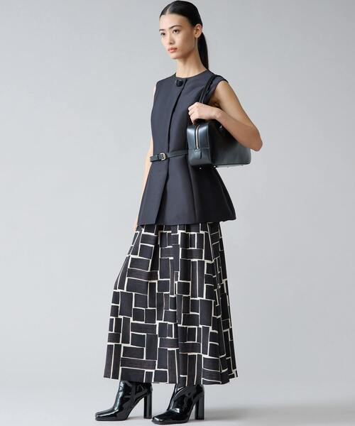 Tiara（ティアラ） ベスト ジレ ペプラムジレ レディース : ZOZOTOWN