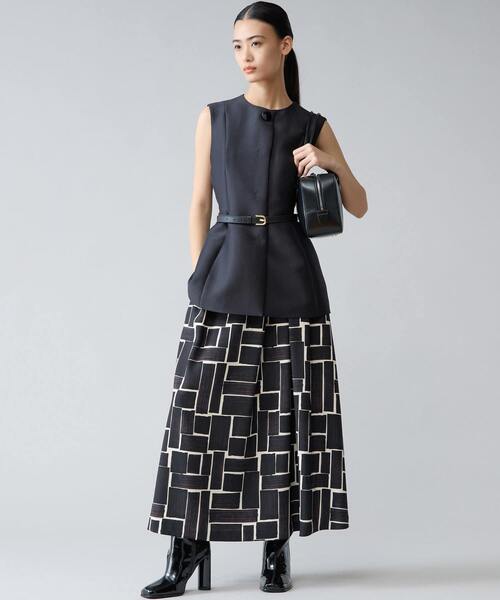 Tiara（ティアラ） ベスト ジレ ペプラムジレ レディース : ZOZOTOWN