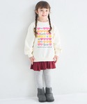 トレーナー 「ぬくふわ」裏起毛 ガールズ カラ...の詳細画像2