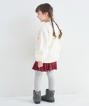 トレーナー 「ぬくふわ」裏起毛 ガールズ カラ...の詳細画像5