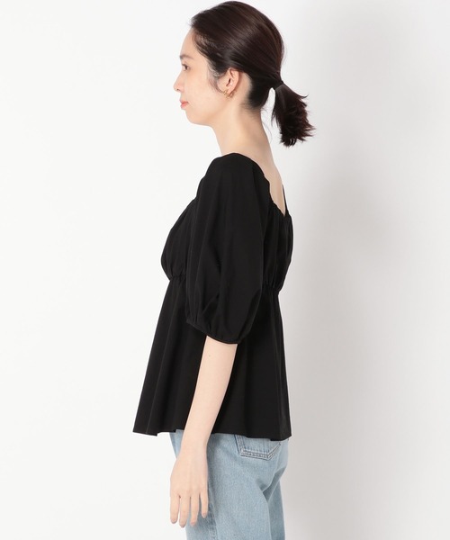 「BABYLONE」 半袖ブラウス フリー ブラック レディース_画像9