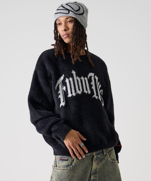 FUBU（フブ） セーター ニット プルオーバー 長袖 クルーネック