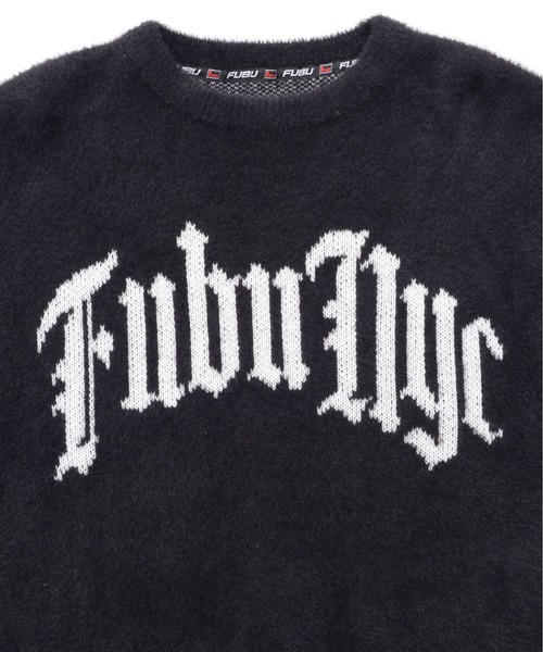 FUBU（フブ） セーター ニット プルオーバー 長袖 クルーネック