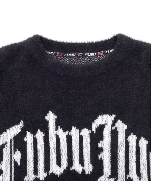 FUBU（フブ） セーター ニット プルオーバー 長袖 クルーネック