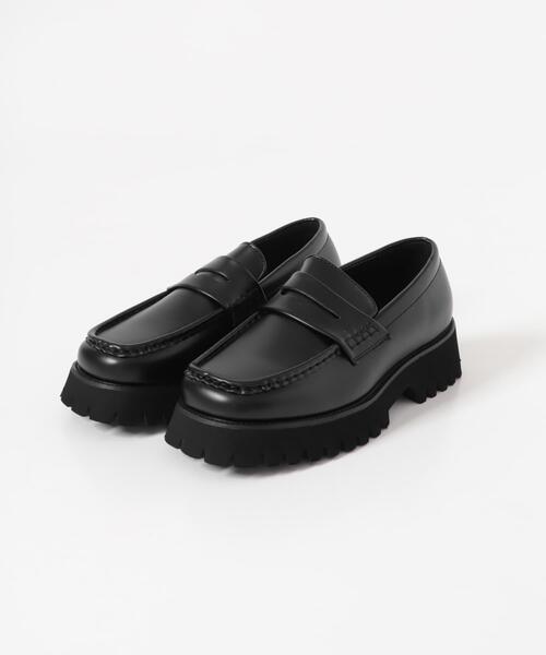 エコレザースクエアローファー スクエアトゥコインローファー レディース | 《公式》レディース
