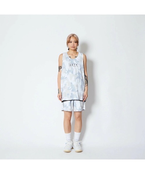 XLARGE AKTR タンクトップ　セットアップ タンクトップ AKTR PLAY CAMO REVERSIBLE TANK（アクター プレイ カモ