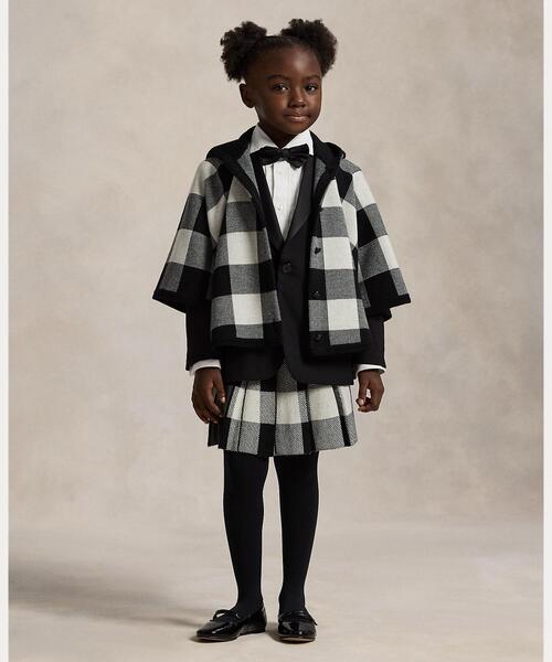 Polo Ralph Lauren Childrenswear ポンチョ チェック ウール