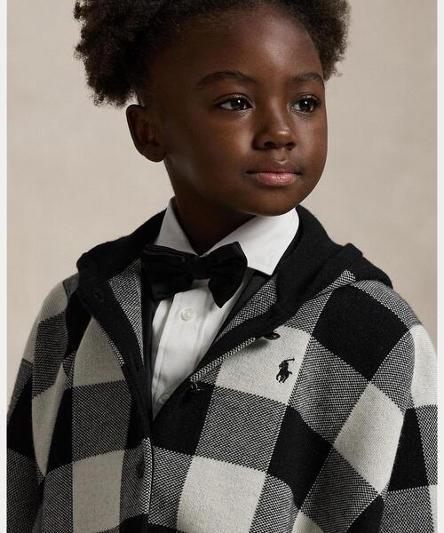 Ralph Lauren チェック柄 ポンチョ Polo Ralph Lauren Childrenswear ポンチョ チェック ウール