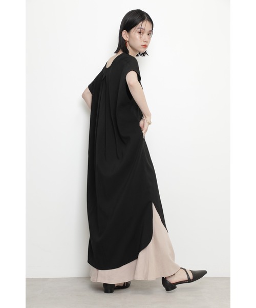 「ROSE BUD」 半袖ワンピース FREE グレー レディース_画像4