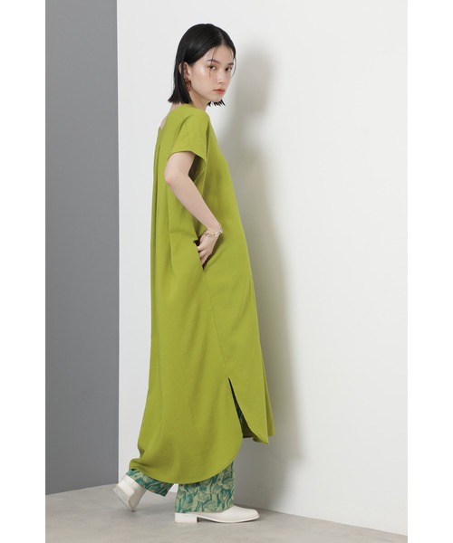 「ROSE BUD」 半袖ワンピース FREE グレー レディース_画像8