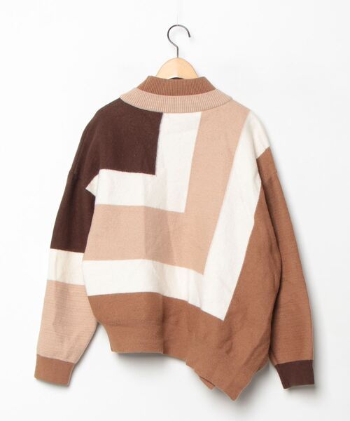 「CULLNI」 長袖ニット 1 ベージュ メンズ_画像2