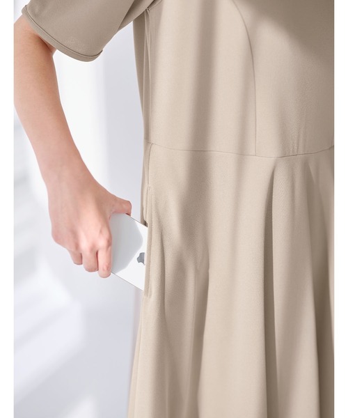 「alotta」 半袖ワンピース M ブラック レディース_画像2