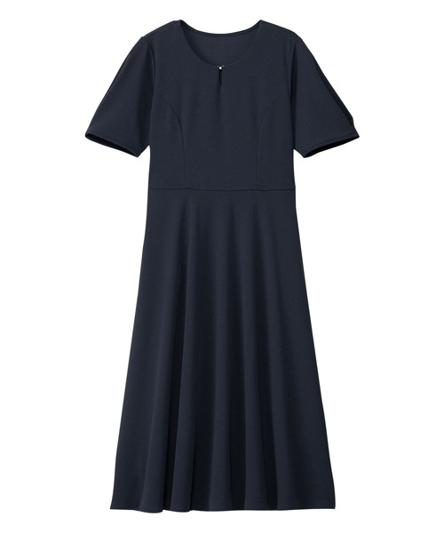 「alotta」 半袖ワンピース M ブラック レディース_画像6