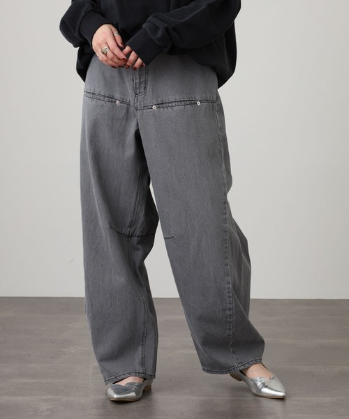Arinomama（アリノママ） ジーンズ デニム デニムパンツ バレルレッグ