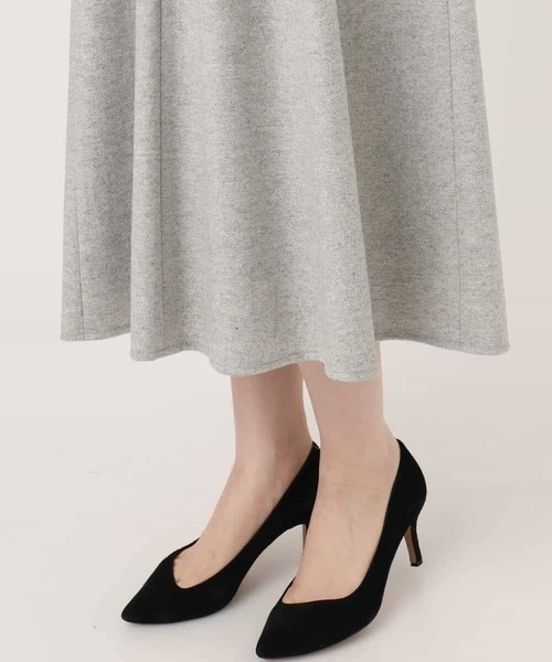 OFUON（オフオン） ジャンパースカート 「2025AW」ラメツイードVネック