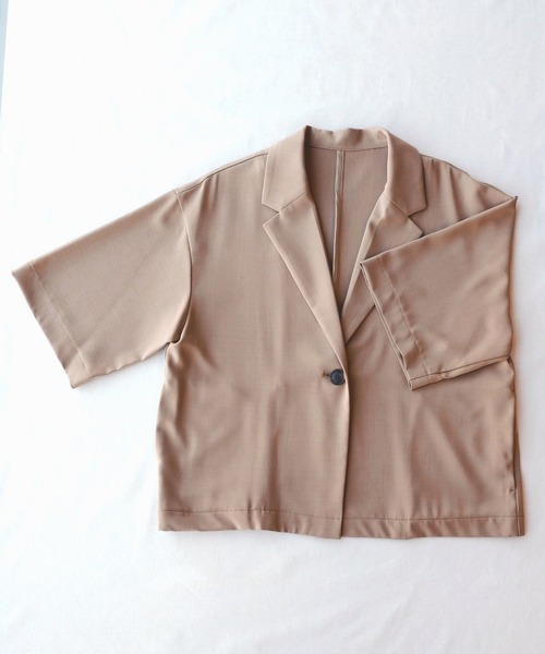 「Q」 テーラードジャケット MEDIUM ブラック レディース_画像2