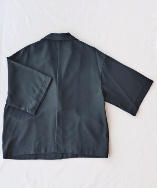 「Q」 テーラードジャケット MEDIUM ブラック レディース_画像8