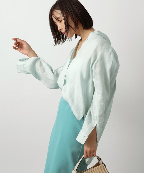 「BARNYARDSTORM」 長袖シャツ L ベージュ レディース_画像2