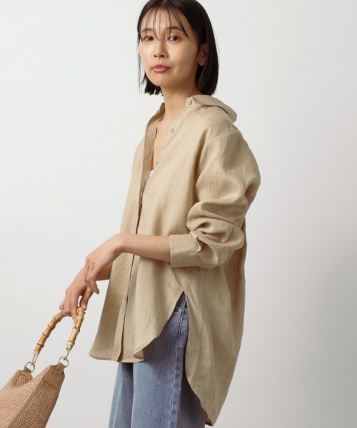 「BARNYARDSTORM」 長袖シャツ L ベージュ レディース_画像9