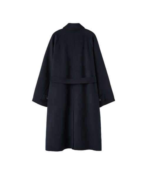 GENERAL IDEA ウールバルマカンハーフコート ネイビー GENERAL IDEA