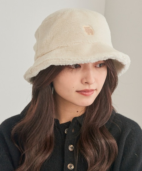 moz（モズ） 帽子 ハット 「MOZ」ボアフリースバケットハット 371-0044