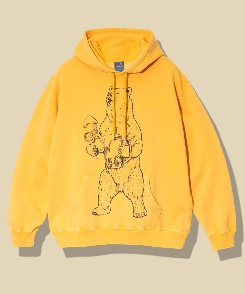 go slow caravan（ゴースローキャラバン） パーカー SALO裏起毛