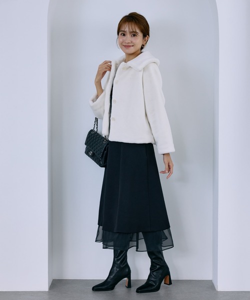 パーティードレス ドレス 「曽田茉莉江コラボ」“艶めく”クラシカルワンピースの画像
