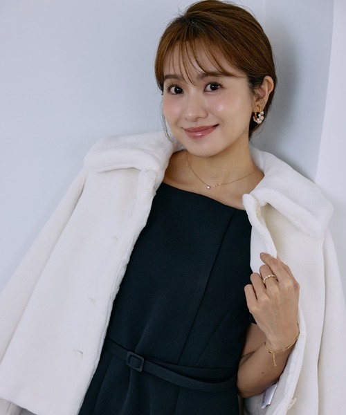 パーティードレス ドレス 「曽田茉莉江コラボ」“艶めく”クラシカルワンピースの画像