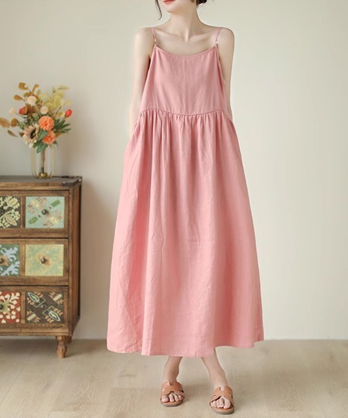 「Dream garden」 キャミソールワンピース M ブラック レディース_画像7