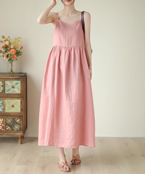 「Dream garden」 キャミソールワンピース M ブラック レディース_画像8