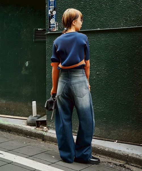 CONZ ジーンズ デニム デニムパンツ DARK WASH CURVED DENIM