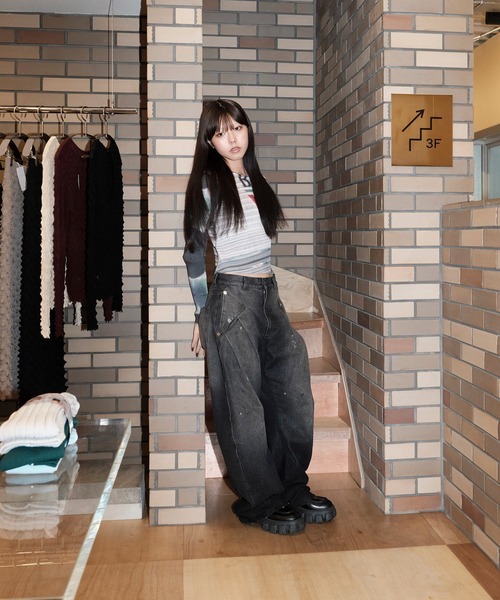 CONZ ジーンズ デニム デニムパンツ DARK WASH CURVED DENIM