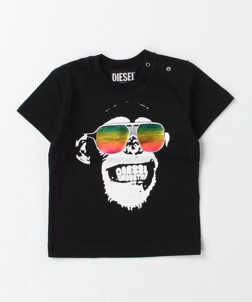 「DIESEL KIDS」 「KIDS」半袖Tシャツ 9M ホワイト キッズ_画像3